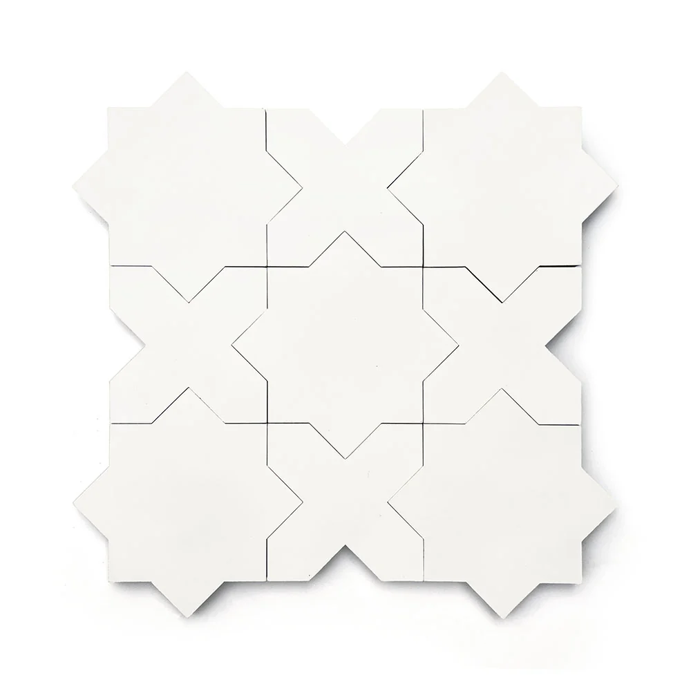 STAR & CROSS WHITE